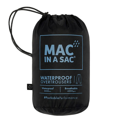 Black drawstring bag with MAC IN A SAC logo for outdoor hunting gear