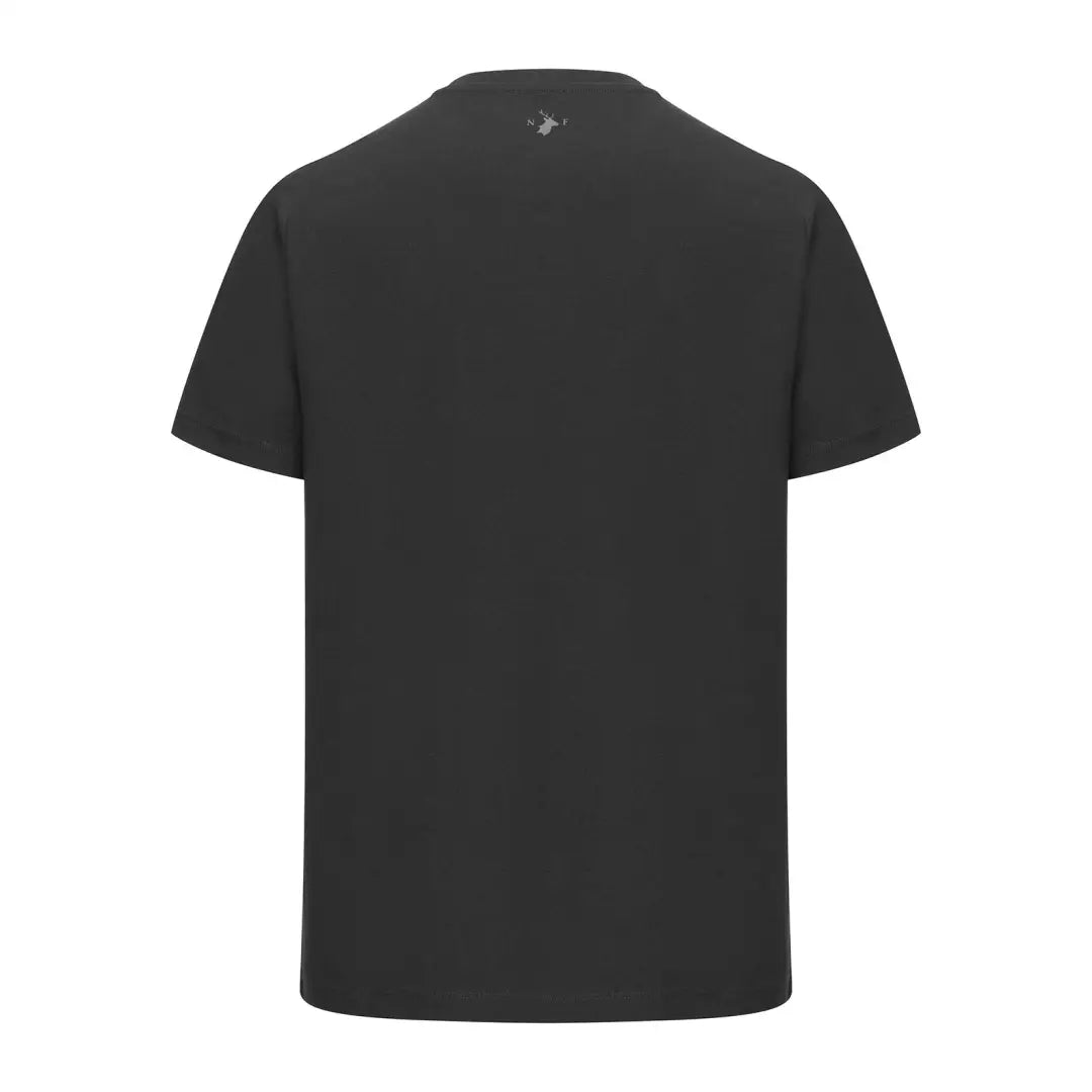 Black short-sleeved New Forest 2-Tone Graphic T-Shirt for country clothing and outdoors