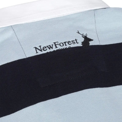 New Forest Classic Stripe Rugby Shirt with deer logo and fun stripe design