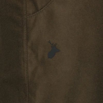 Brown fabric featuring a deer silhouette on New Forest Country Sport Breeks