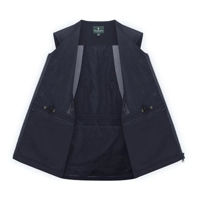 Open dark blue forest dog sports vest for active dogs at New Forest Dog Sports