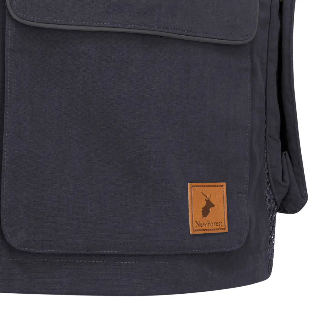 New Forest Dog Training Vest II with navy backpack and deer patch