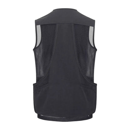 Black mesh-backed New Forest Dog Training Vest II with side pockets