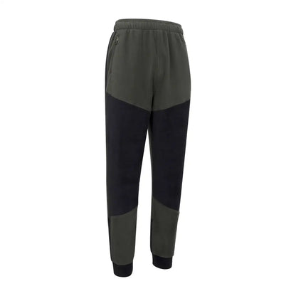 Dark olive and black New Forest Fleece Joggers with relaxed fit