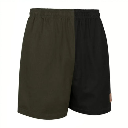 Two-tone rugby shorts perfect for country clothing and hunting adventures