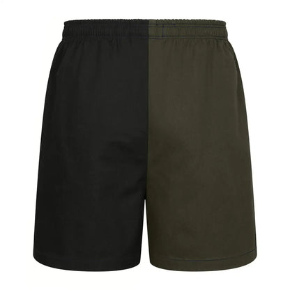 Two-tone rugby shorts from New Forest Harlequin Rugby Shorts, great for country clothing and hunting
