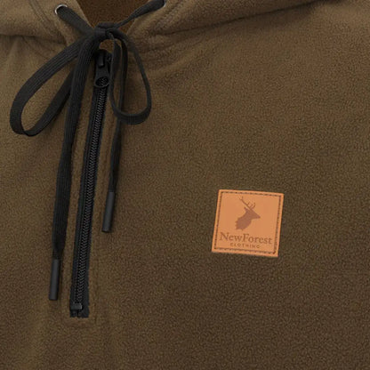 Olive green fleece Forest Heathland hoodie perfect for casual wear and outdoor chillout