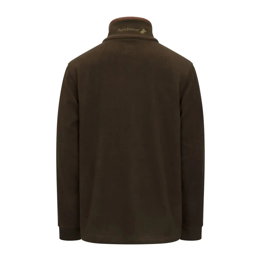Brown long-sleeved shirt from the New Forest Knightwood Zip Fleece for stylish country clothing