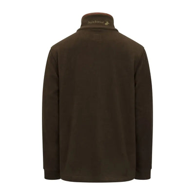 Brown long-sleeved shirt from the New Forest Knightwood Zip Fleece for stylish country clothing