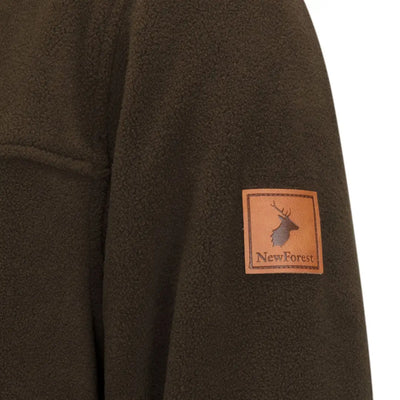 Olive green Forest Knightwood Quarter Zip Fleece for cozy outdoor adventures