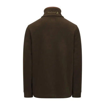 Brown long-sleeved turtleneck shirt from the Forest Knightwood Quarter Zip Fleece
