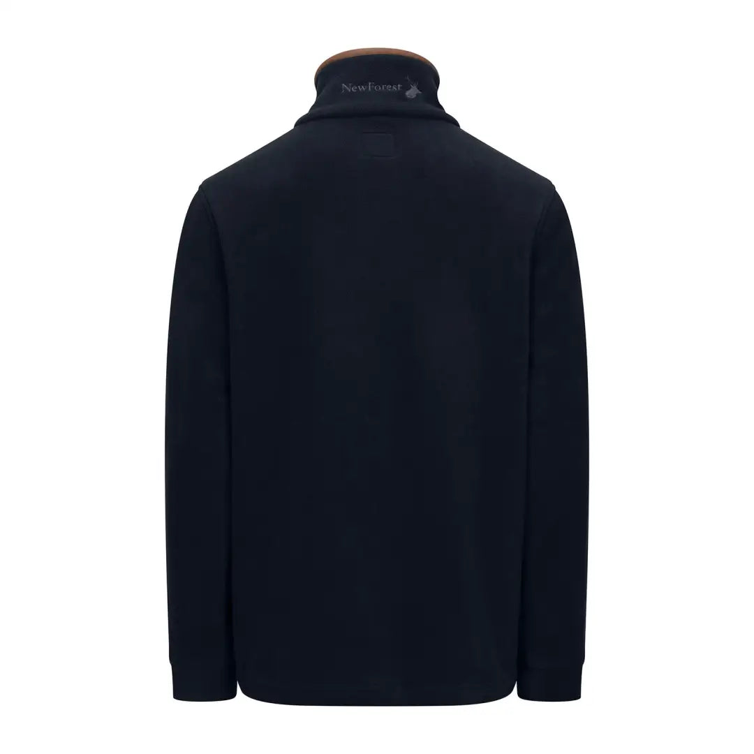 Navy blue turtleneck sweater from the New Forest Knightwood Quarter Zip Fleece collection
