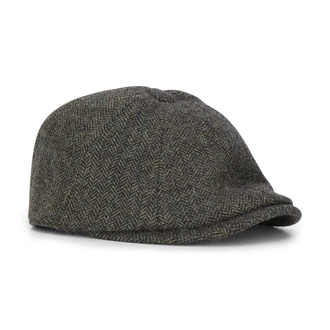 Gray herringbone New Forest Ladies Baker Boy Hat for stylish everyday wear