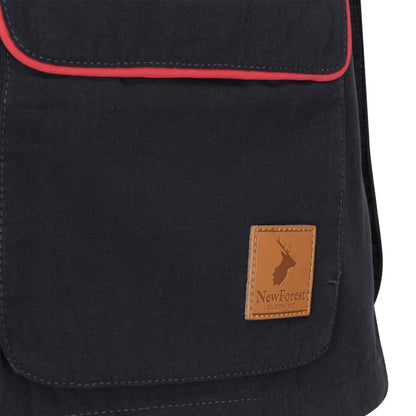 Dark blue dog training vest with red trim from New Forest Ladies Dog Training Vest