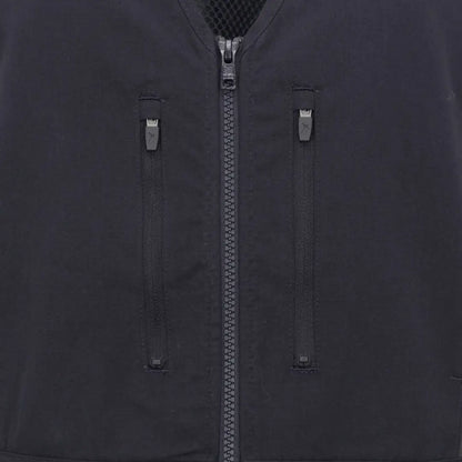 Black nylon bomber jacket dog training vest for ladies training sessions