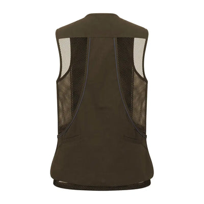 Olive green New Forest ladies dog training vest with mesh back and pockets