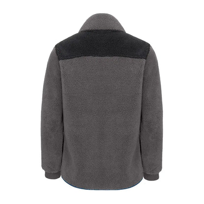 Gray fleece jacket from New Forest, cozy fox fibre pile for warm comfort