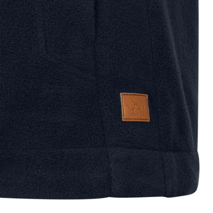 Dark blue fleece from New Forest Ladies Knightwood Gilet, perfect for country clothing outdoor hunts