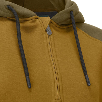 Mustard and olive green Raptor Hoodie for stylish country clothing and hunting fun