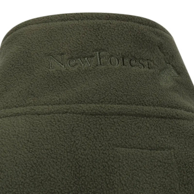 Olive green fleece fabric of the New Forest Ladies Trail Fleece with YKK zip ensures durability