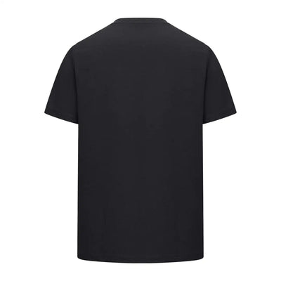 Black short-sleeved New Forest Logo T-Shirt, perfect for country clothing and hunting