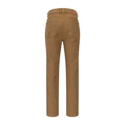 Khaki forest moleskin jeans in straight-leg style from New Forest Moleskin Jeans