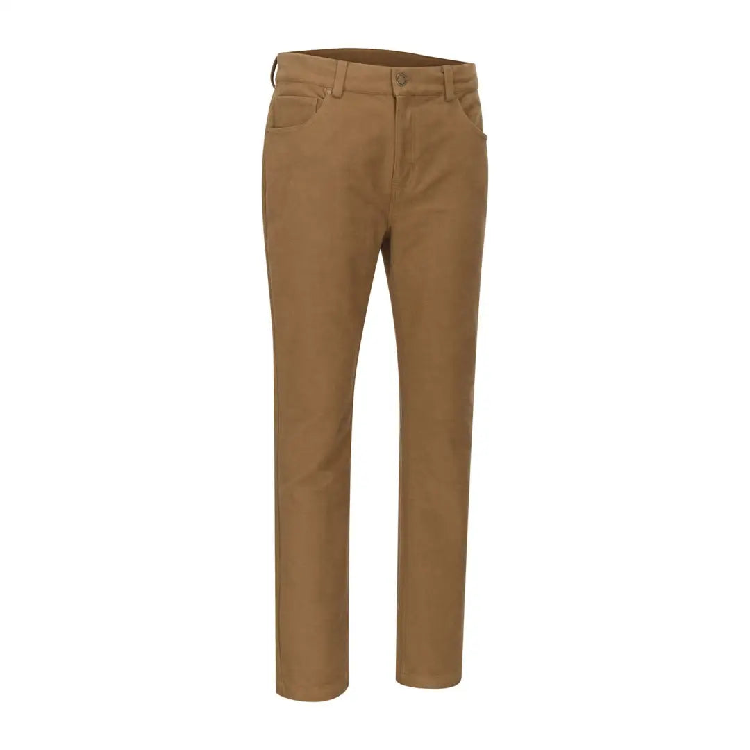 Brown casual Forest Moleskin Jeans, comfy moleskin jeans for everyday style
