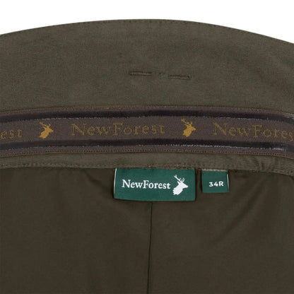 Olive green interior of New Forest Nightjar Trousers for a stylish touch
