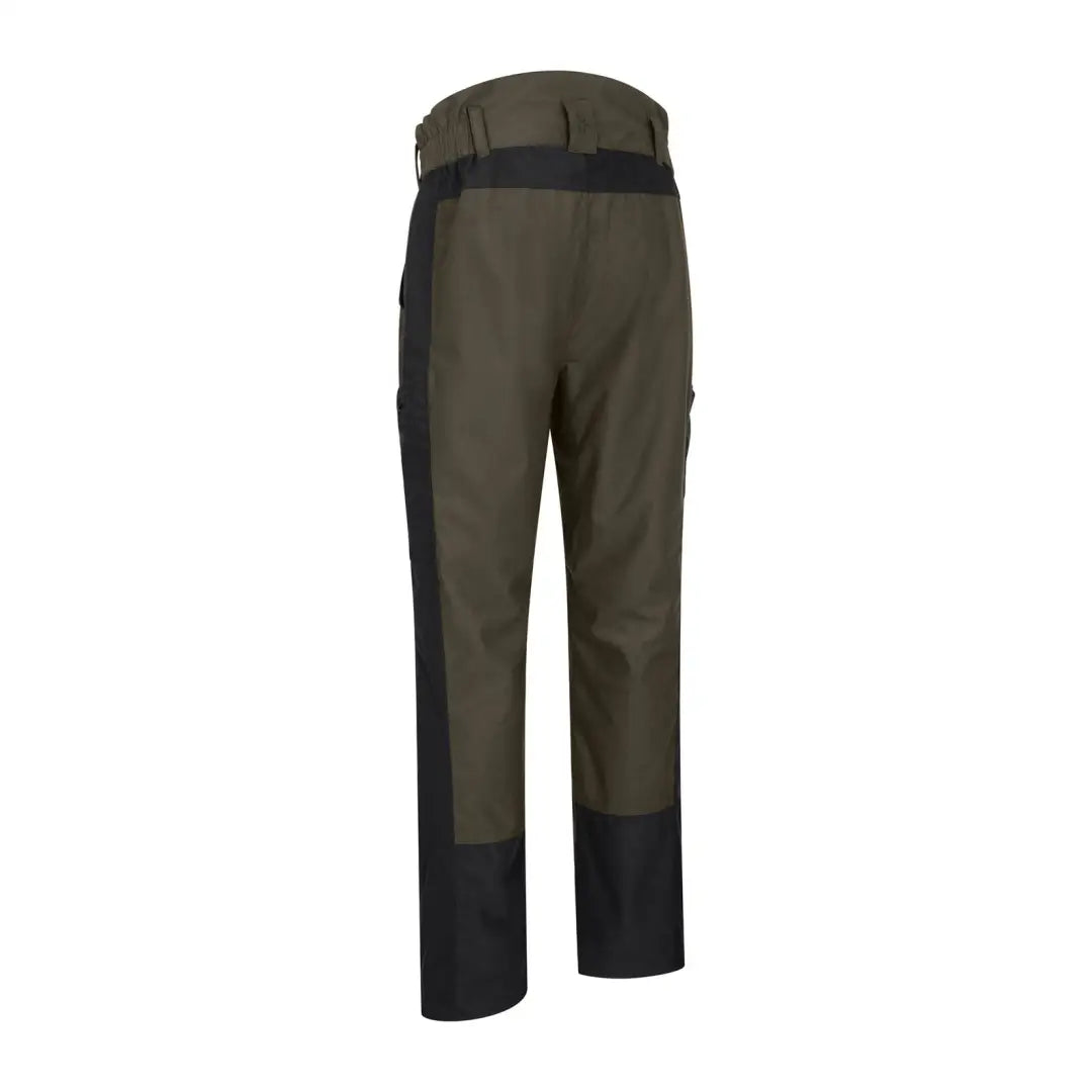 Olive green and black New Forest Nightjar Trousers perfect for outdoor adventures