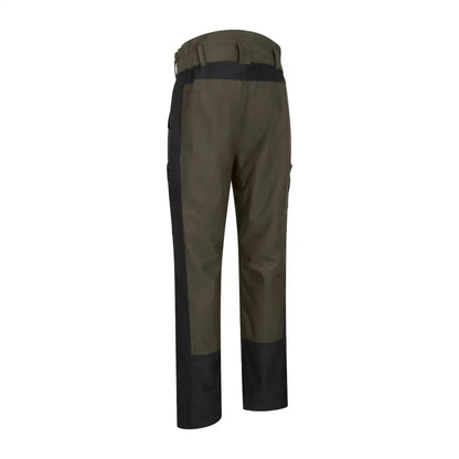 Olive green and black New Forest Nightjar Trousers perfect for outdoor adventures