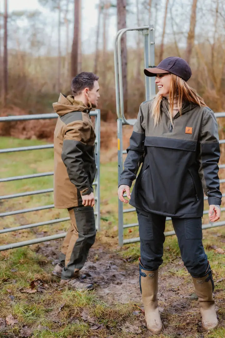 Two-tone outdoor apparel featuring New Forest Nightjar Trousers in a stylish design