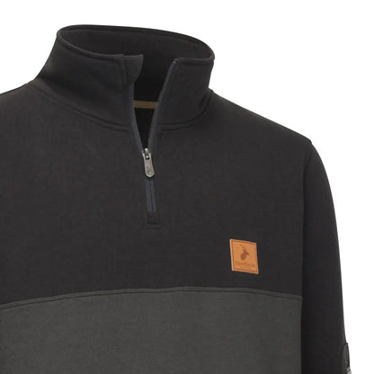 Two-tone black and gray Osprey Quarter Zip Jumper for stylish comfort