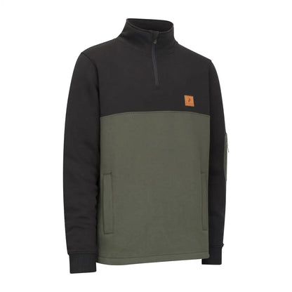 Two-tone pullover sweatshirt of the New Forest Osprey Quarter Zip Jumper