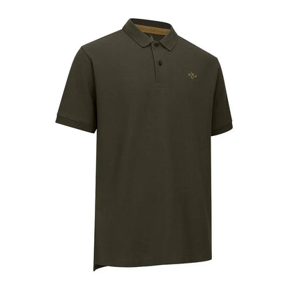 Olive green New Forest Pique Polo Shirt showcasing style and comfort in pique polo fashion