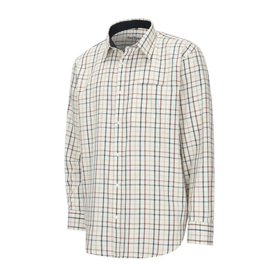 White and black plaid New Forest premium tattersall shirt