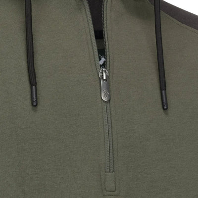 Olive green zipped New Forest Raptor Hoodie for a stylish outdoor look