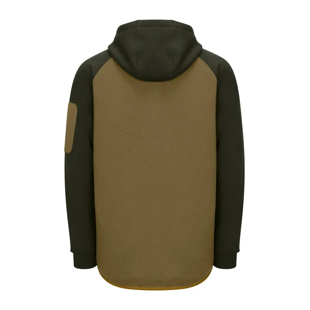Olive and brown New Forest Raptor Hoodie perfect for outdoor adventures