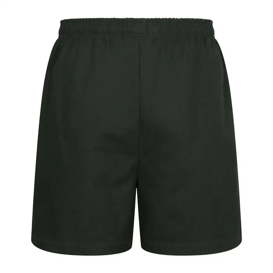 Black rugby shorts from New Forest Rugby Shorts, perfect for country clothing or hunting trips