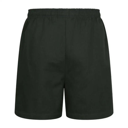 Black rugby shorts from New Forest Rugby Shorts, perfect for country clothing or hunting trips