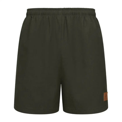 Olive green rugby shorts perfect for country clothing and hunting by New Forest Rugby Shorts