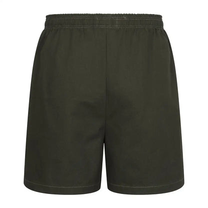 Olive green rugby shorts from New Forest Rugby Shorts for country clothing and hunting