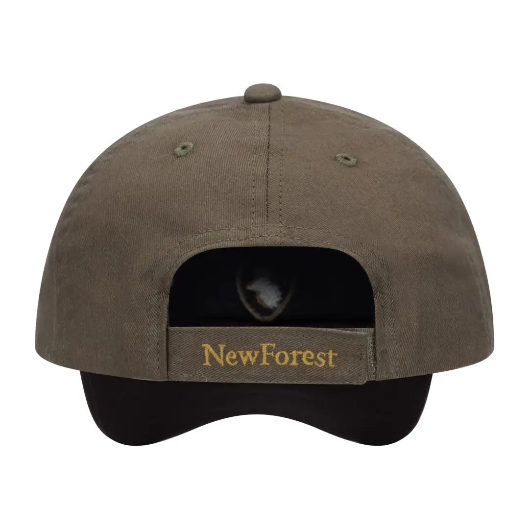 New Forest Stag Baseball Cap with NewForest text on back strap for stylish outdoor vibes