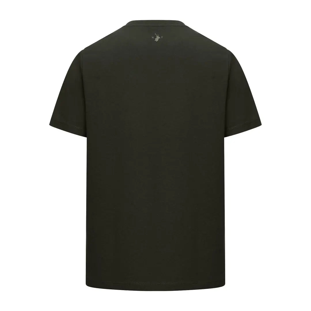 Olive green New Forest Stag Logo T-Shirt perfect for country clothing, hunting, and outdoors