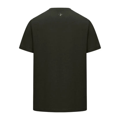 Olive green New Forest Stag Logo T-Shirt perfect for country clothing, hunting, and outdoors