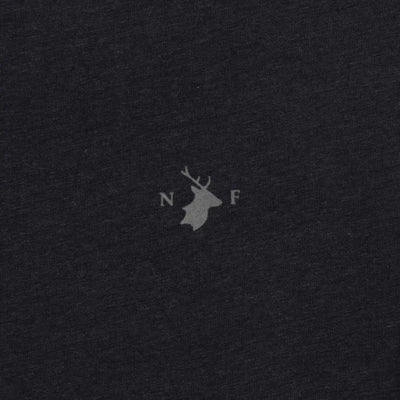Dark gray deer logo on New Forest T-Shirt 2-Pack for country clothing lovers