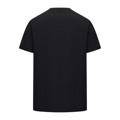 Black short-sleeved t-shirt from New Forest T-Shirt 2-Pack, perfect for country clothing adventures