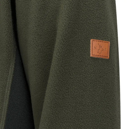 Green sleeve of the New Forest Trail Fleece, perfect for outdoor adventures