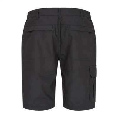 Black cargo shorts with pockets perfect for adventurous forest trail shorts