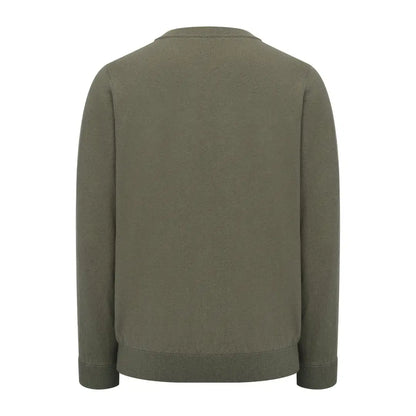 Olive green crewneck sweatshirt for stylish country clothing and outdoor adventures