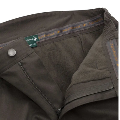 Open brown Forest Winter Woodland Trousers with cozy fleece lining for winter woodland style